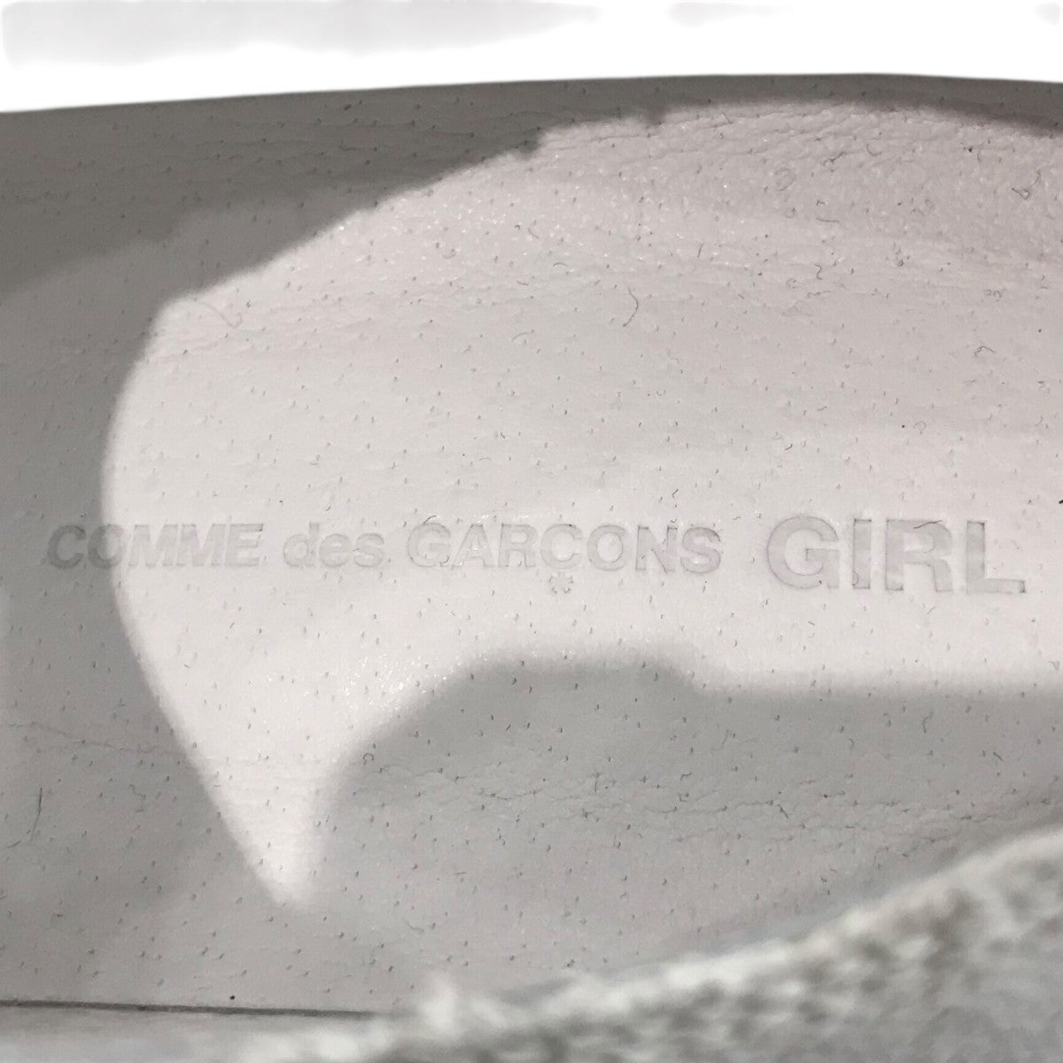 コムデギャルソン ホワイトレザー メリージェーン 24㎝ COMME des GARCONS GIRL メリージェーン シューズ (COMME des