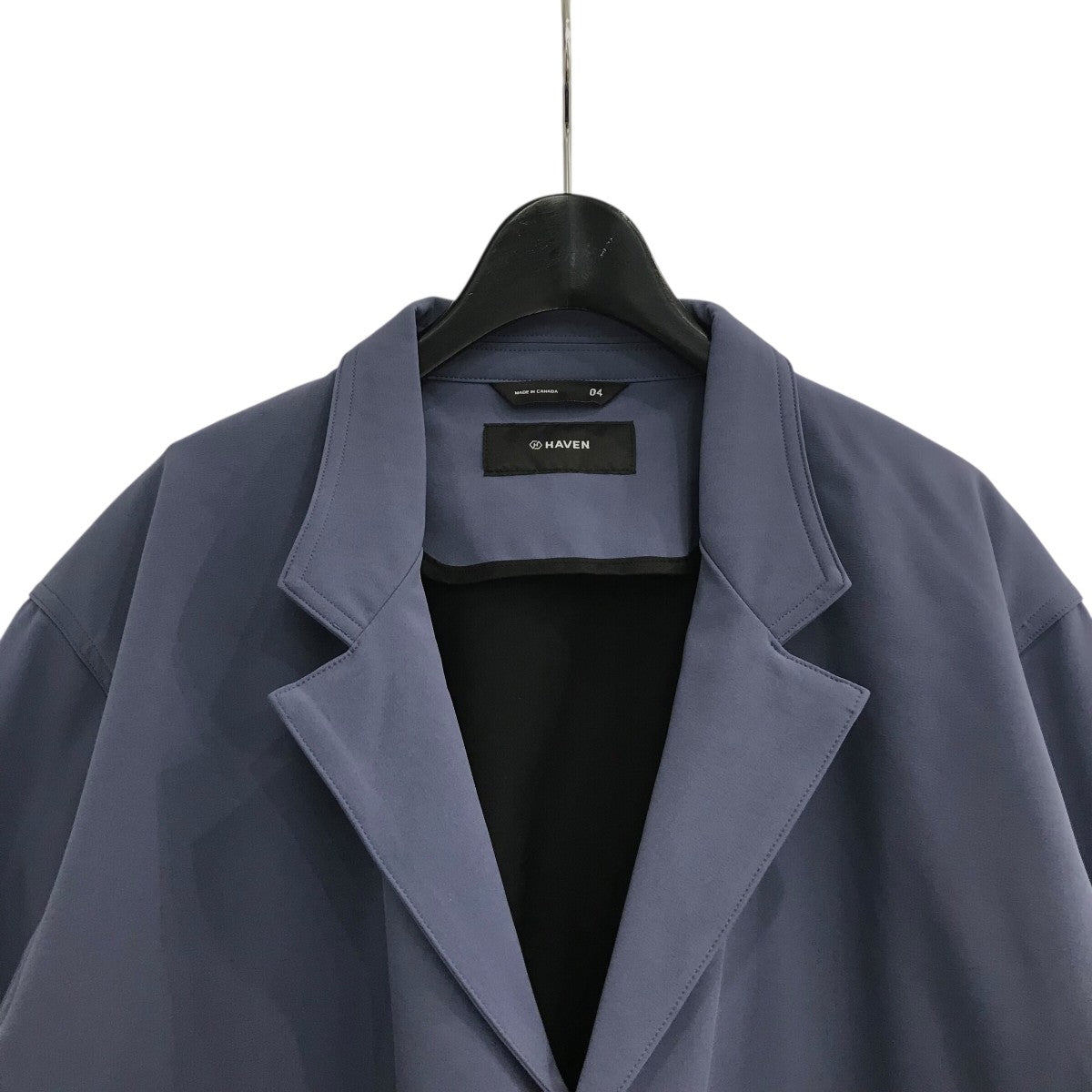 HEVE ヘイヴ　　ラッフルジャケット　ネイビー HEVE ヘイヴラッフルジャケットネイビー