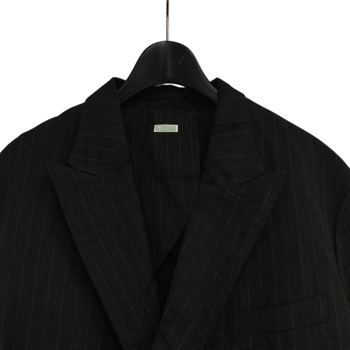 A．PRESSE(アプレッセ) 「Double Breasted Jacket」ストライプ