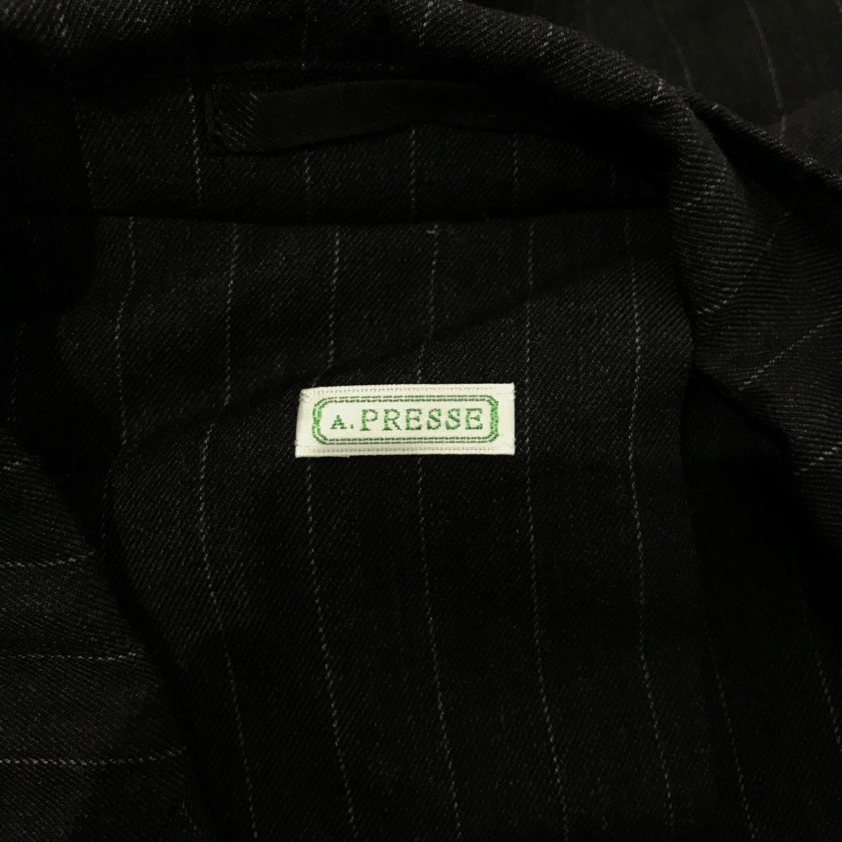 A．PRESSE(アプレッセ) 「Double Breasted Jacket」ストライプ