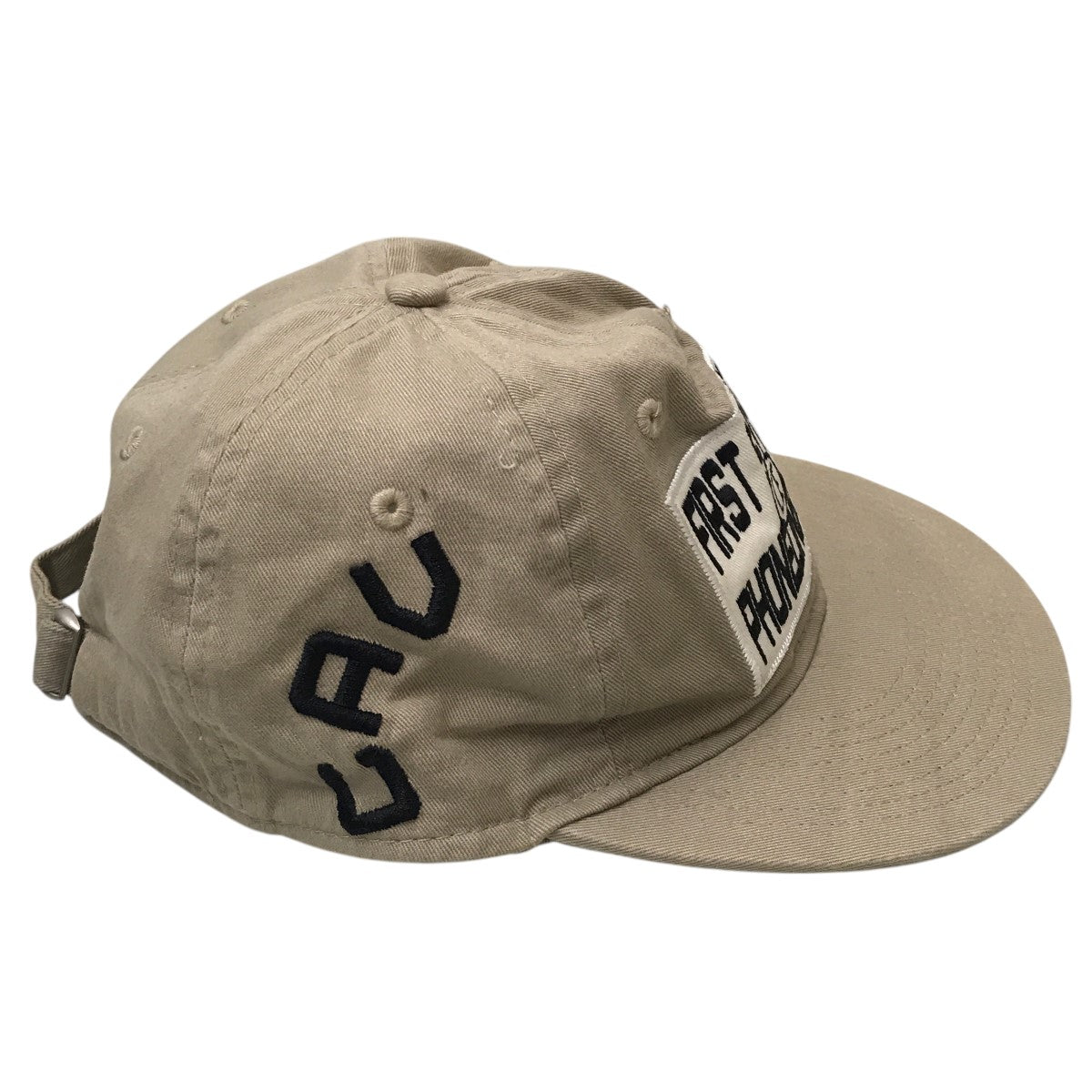D&G ベージュキャップMade in Italy Vintage Dolce & Gabbana D&G Baseball Cap Hat Big Logo Beige