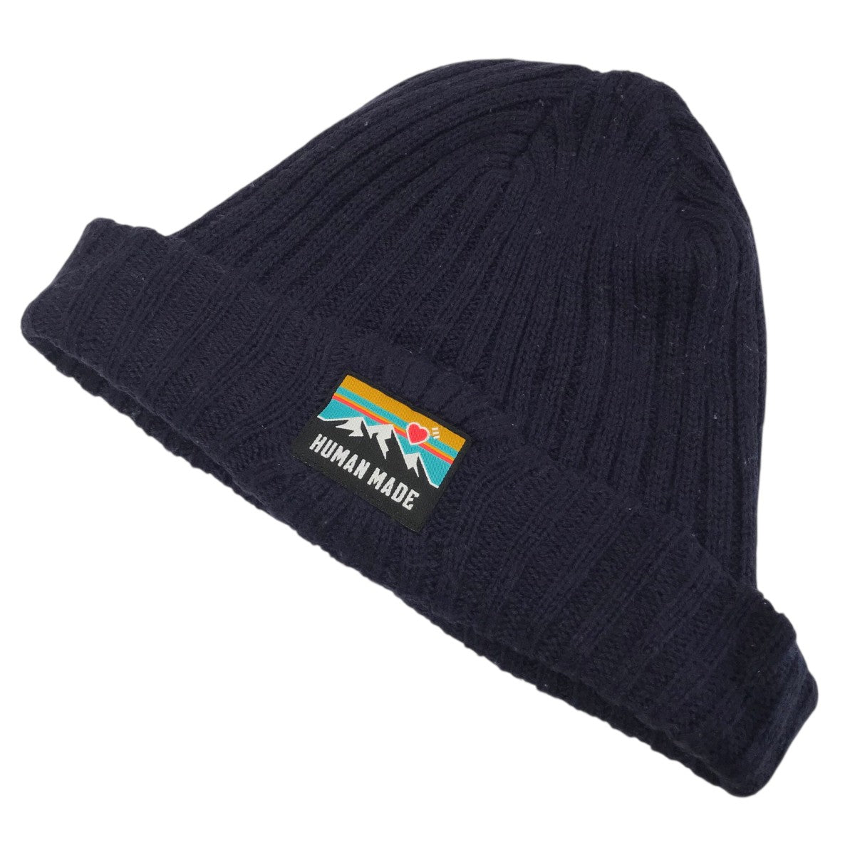 HUMAN MADE ネイビー ニット帽 HM29GD052 HUMAN MADE(ヒューマンメード) ニットキャップ ネイビー｜【公式
