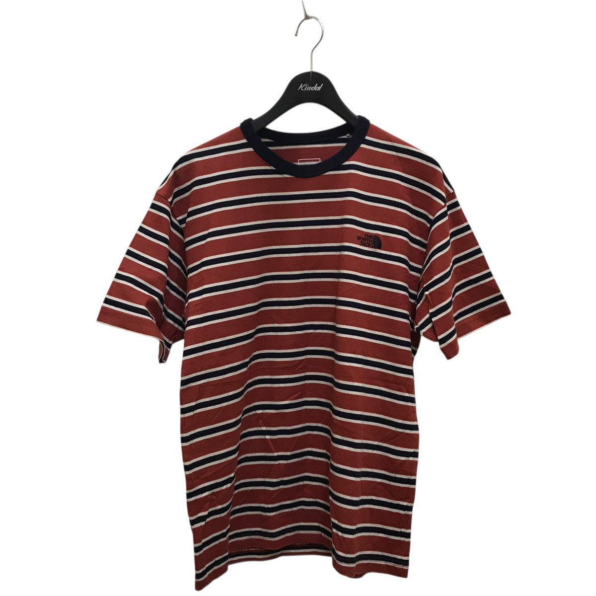 新品登場 THE NORTH Tee Border Multi S S FACE(ザノースフェイス) トップス