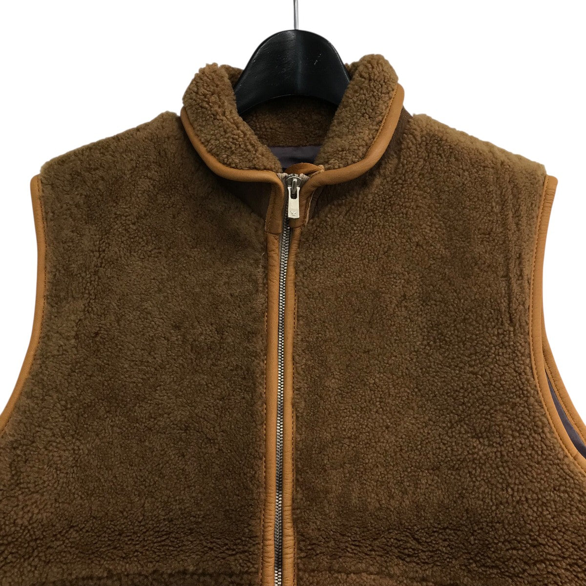 Needles(ニードルズ) ムートンベストBG028 BG028 ブラウン