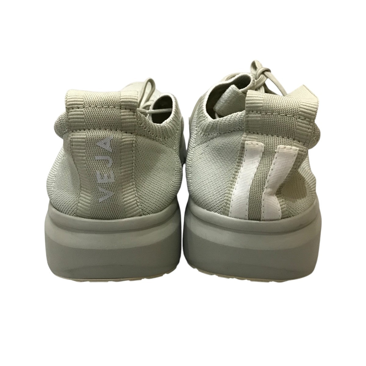 レア!!【Rick Owens】グレー カーフスキンローカットスニーカー RICK OWENS×VEJA ローカットスニーカー グレー サイズ 28.5CM