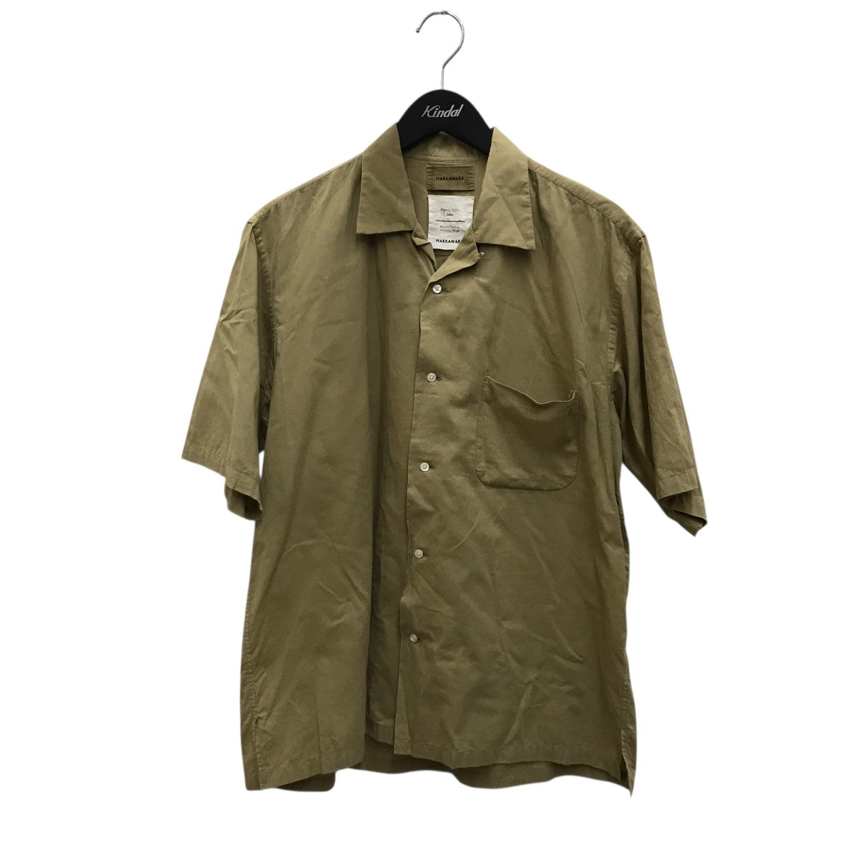 MARKAWARE 半袖シャツ 24SS BROWN markaware（マーカウェア）の「【MARKAWARE】オープンカラー