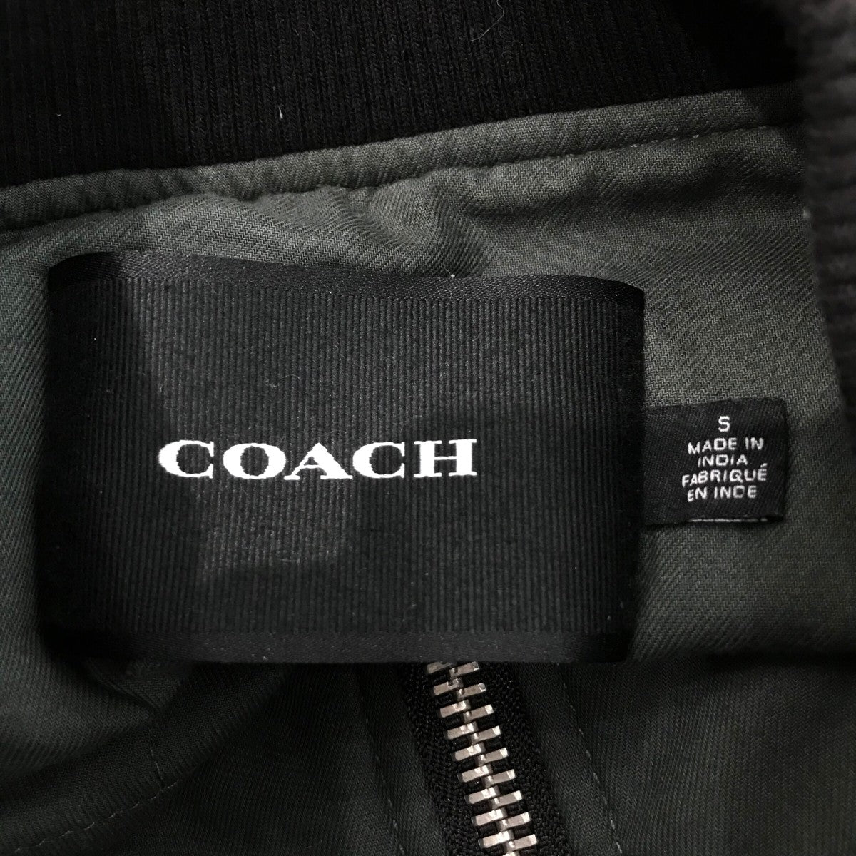 nana様ご依頼品　 COACH コーチ　スタジャン　未使用タグ付き COACH(コーチ) スタジャン グリーン サイズ S｜【公式】カインド
