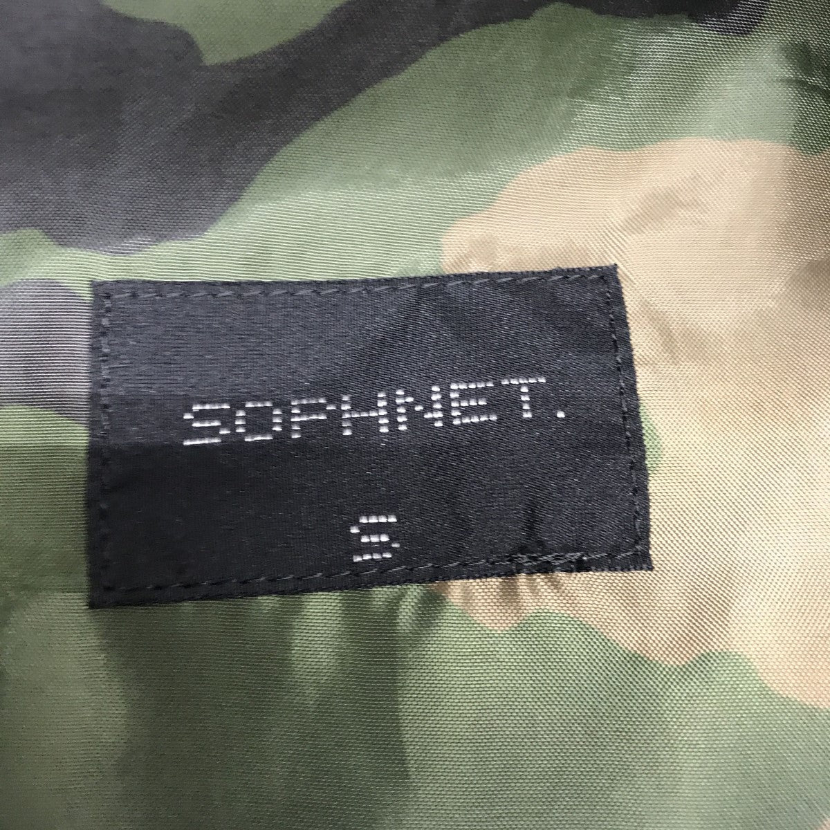 SOPHNET．(ソフネット) カモフラージュ柄ナイロンショートパンツ