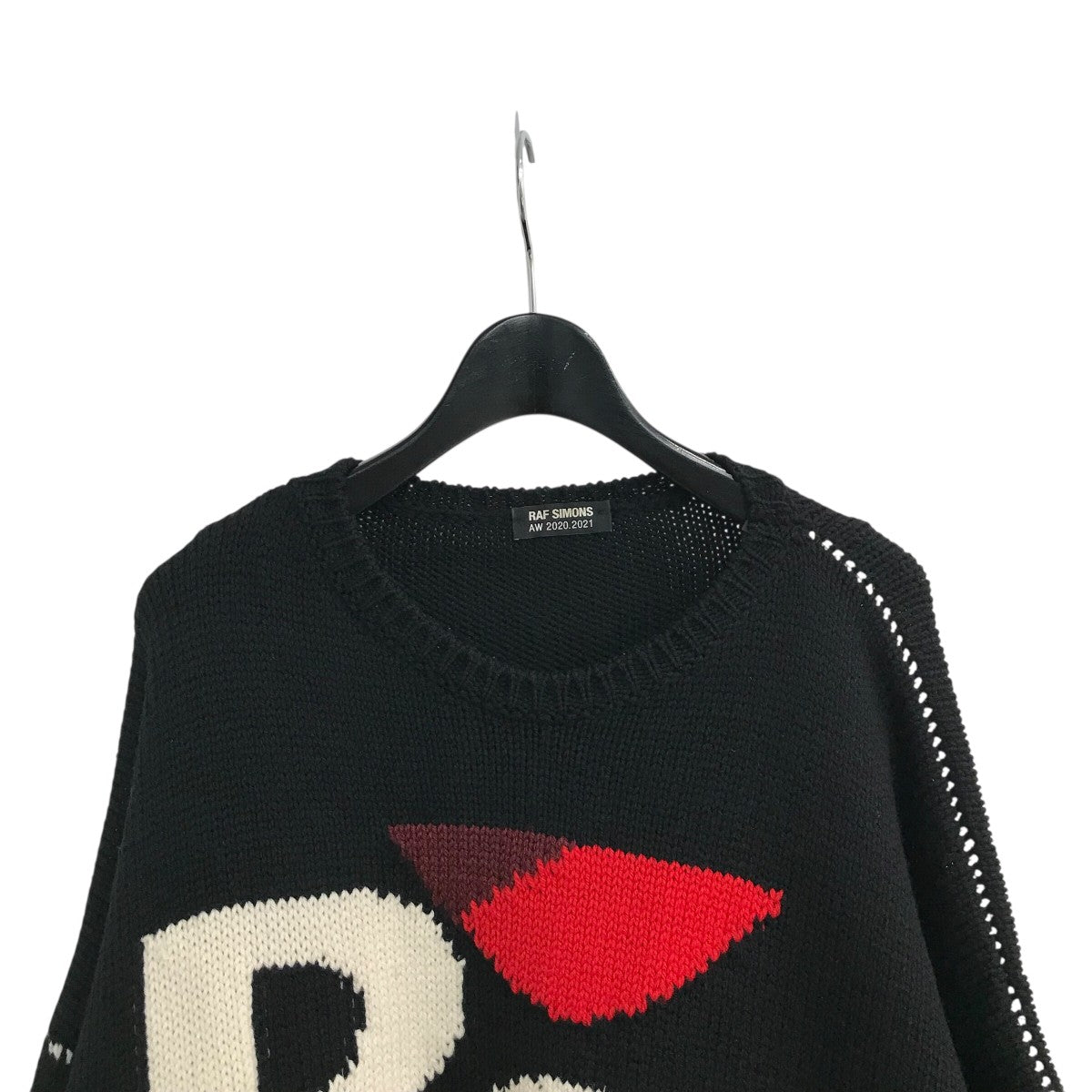 RAF SIMONS(ラフシモンズ) クロップドニット ブラック サイズ M