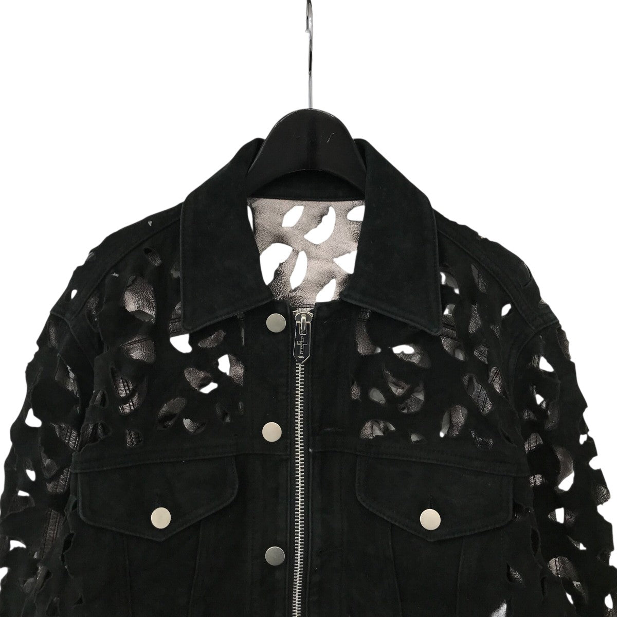 MASU(エムエーエスユー) 「WING-CUT LEATHER TRUCKER JACKET