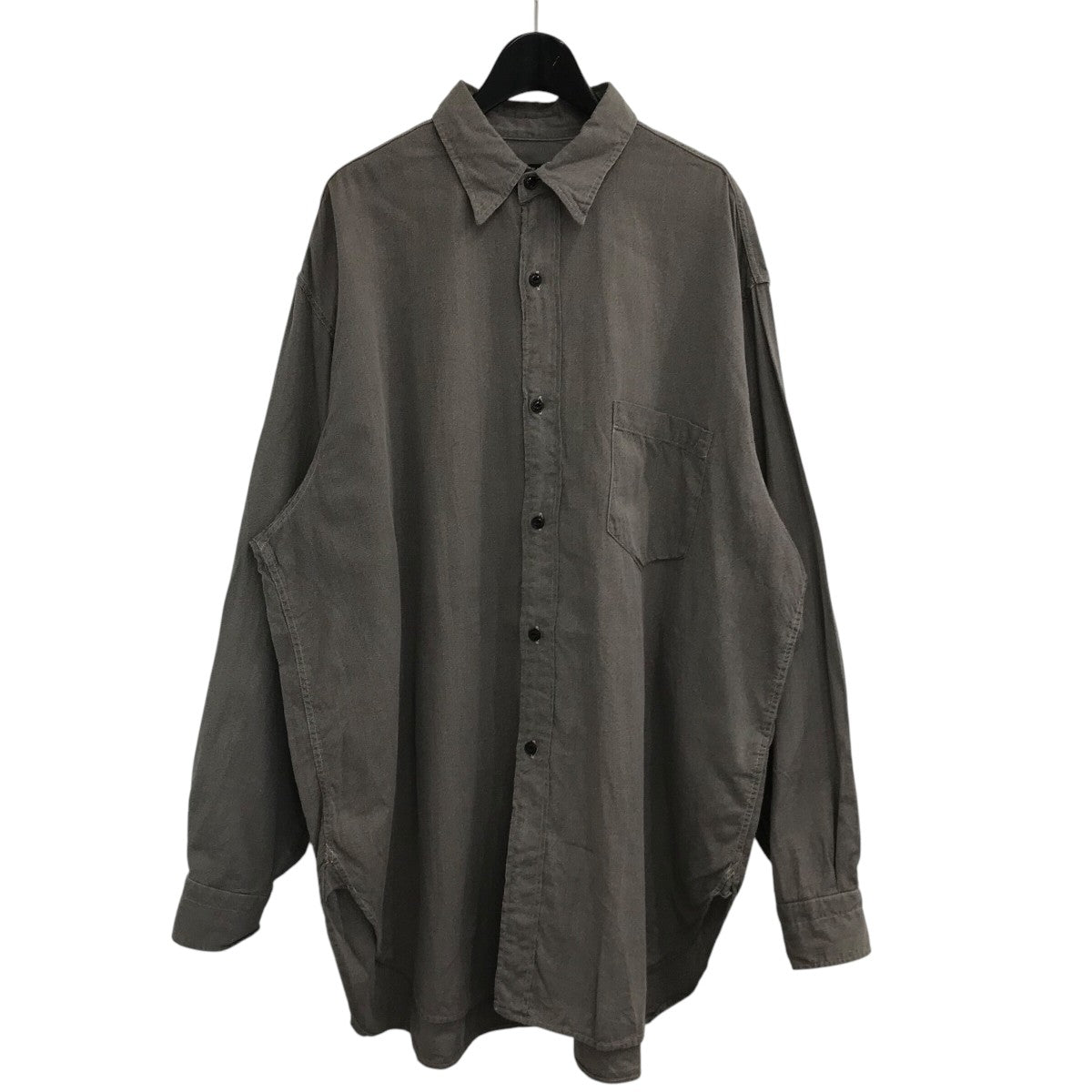 COMOLI コモリ 24SS コモリシャツ コットン Z01-02001 美品 COMOLI(コモリ) 24SSヨリ杢ワークシャツZ01 02004 Z01 02004
