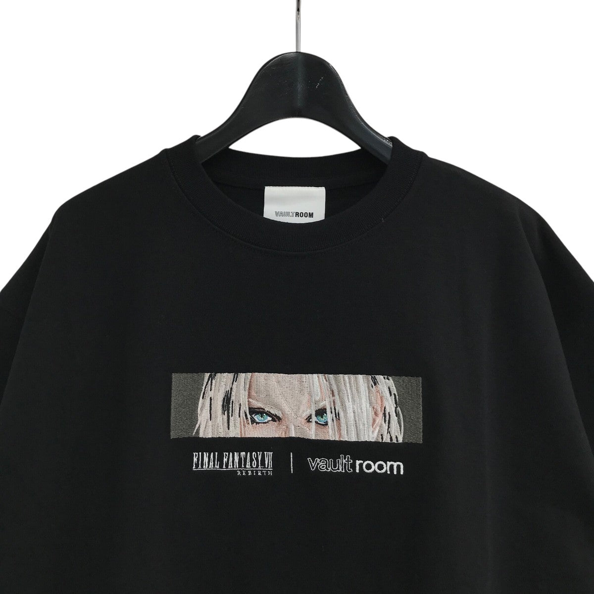 FFVII REBIRTH × vaultroom セフィロス RETRO SEPHIROTH HOODIE 〈FFVII REBIRTH × vaultroom〉 / BLK