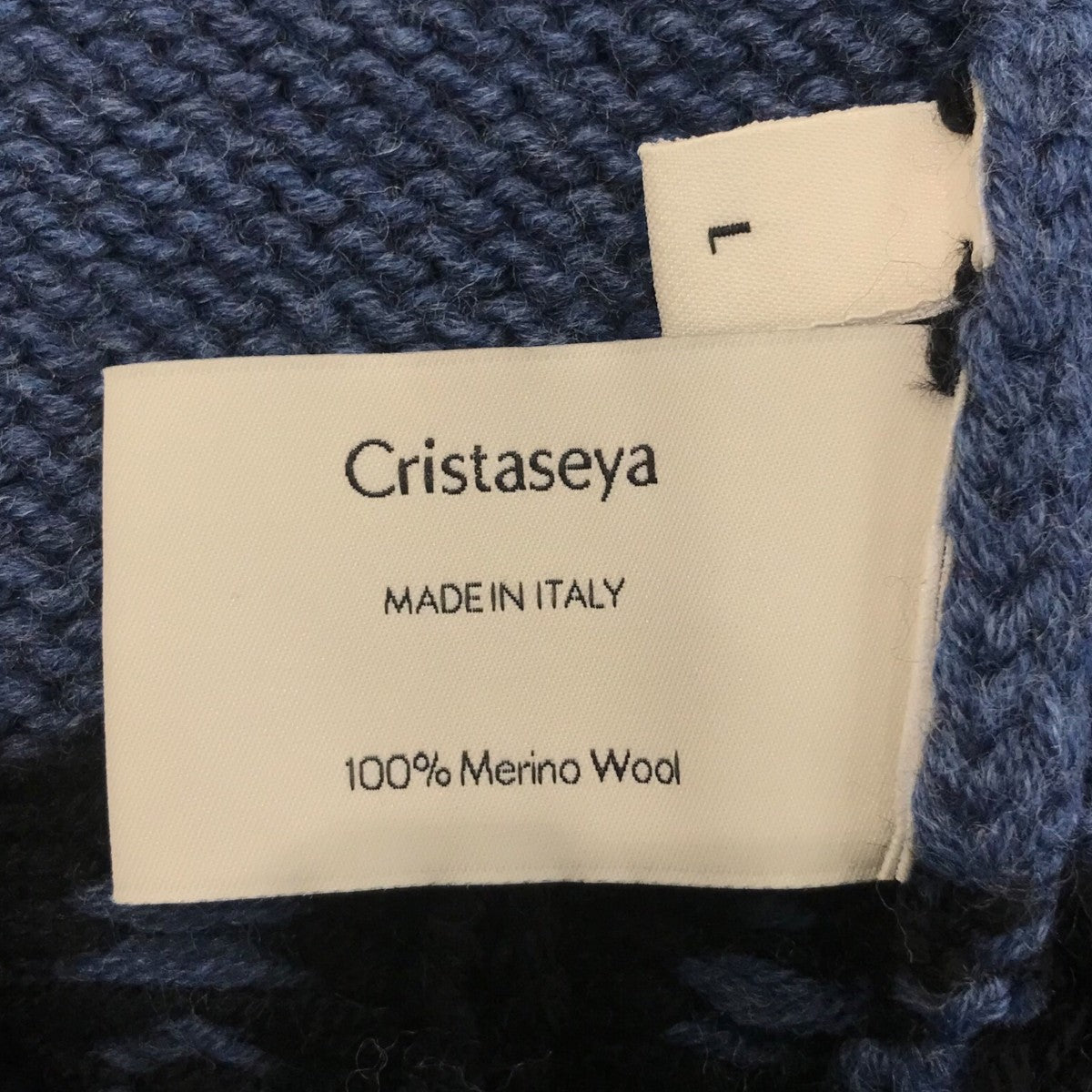 CristaSeya ネイビー セーター L CristaSeya ネイビー セーター L 楽天市場】cristaseya