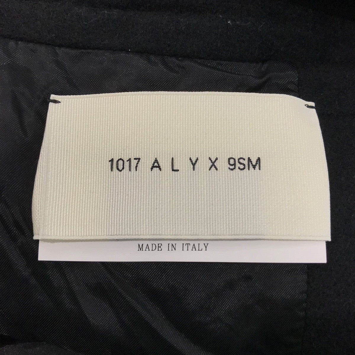 1017 ALYX 9SM(アリクス) チェスターコート ブラック サイズ M