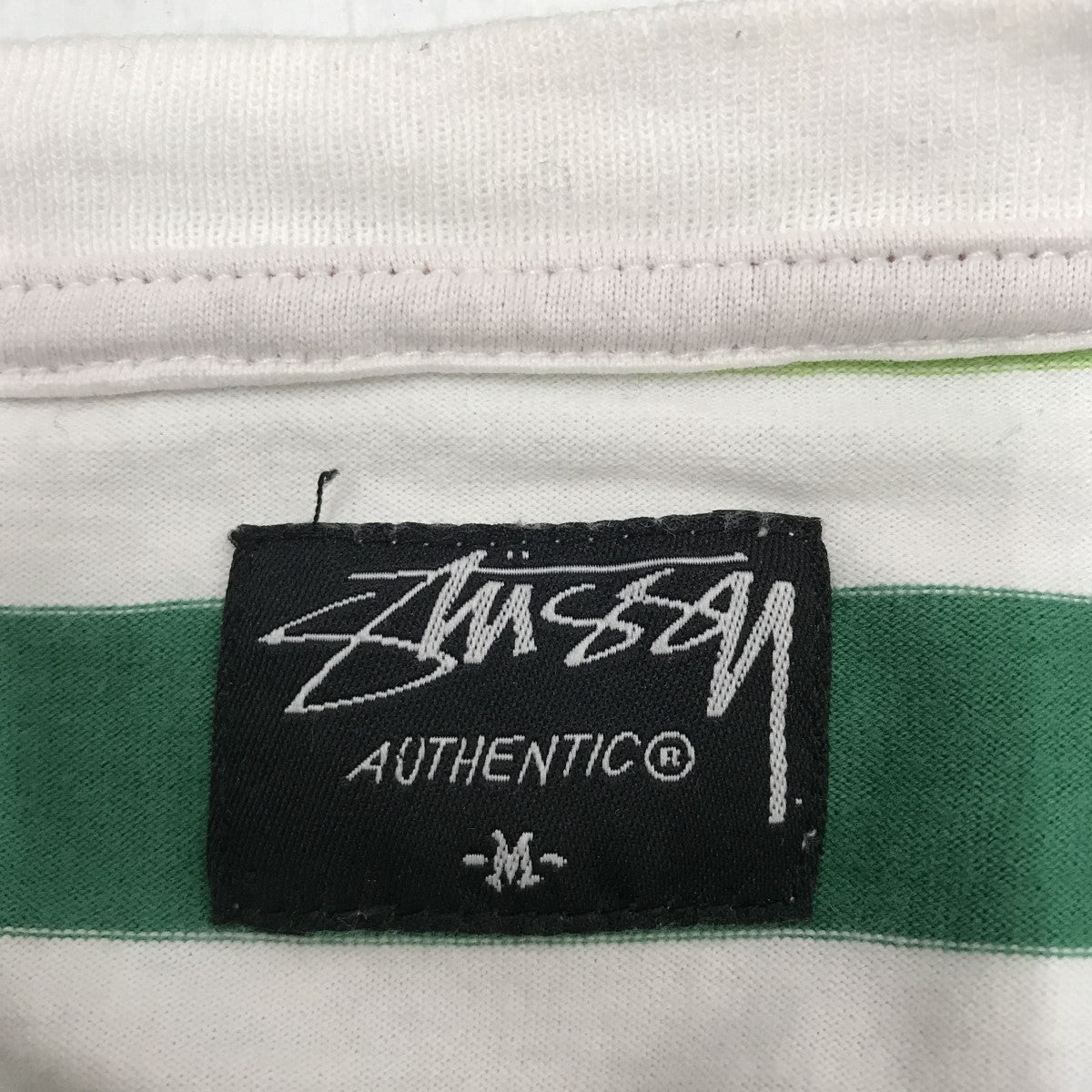 stussy ボーダーTシャツ 古着・中古-3枚目のアイテム画像
