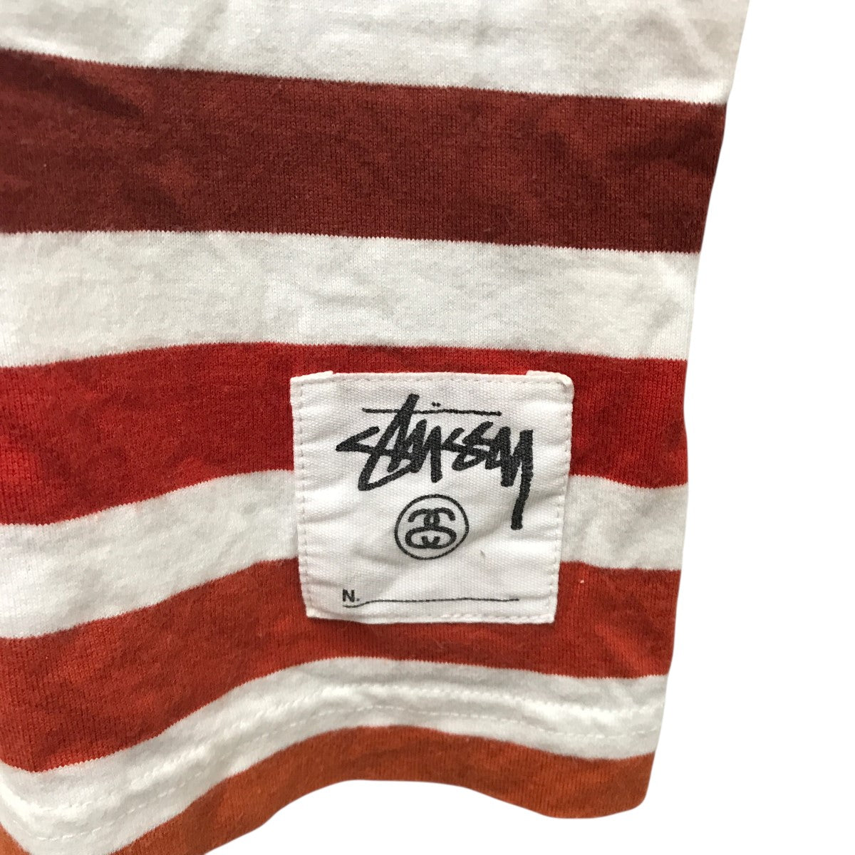 stussy ボーダーTシャツ 古着・中古-5枚目のアイテム画像