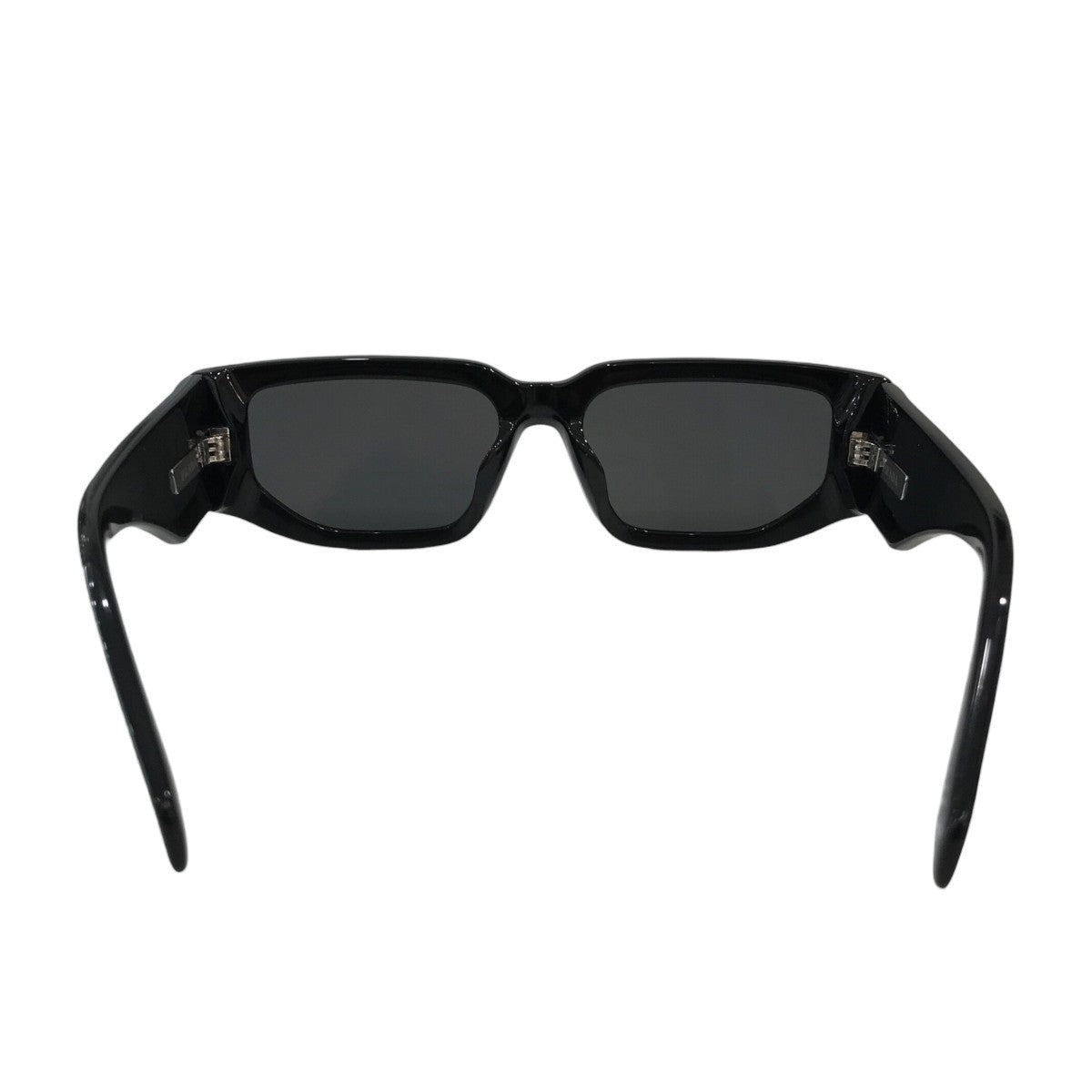 PRADA ブラック サングラス サングラス 三角プレート セルフレーム SPR09Z 1AB-5S0 ブラック