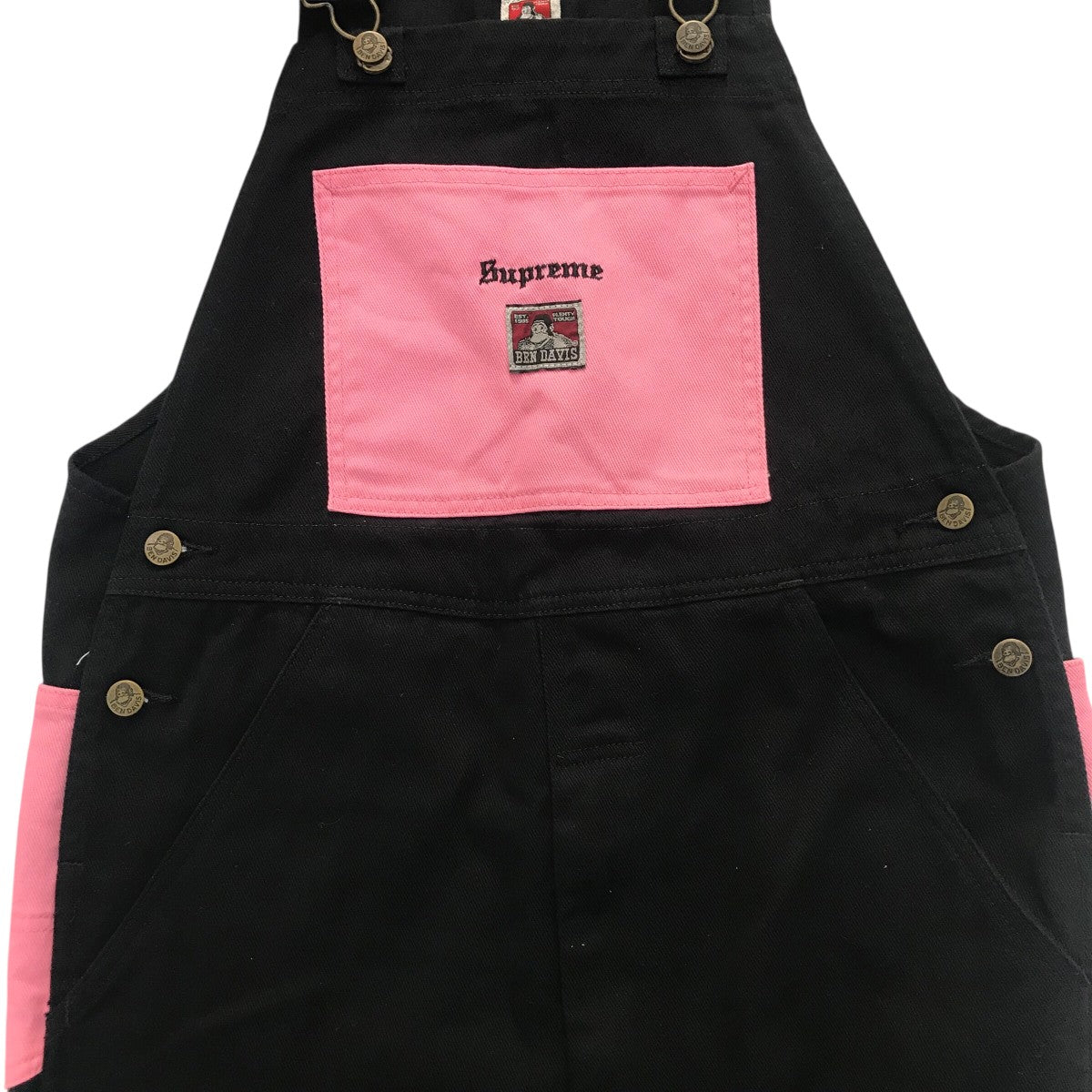 Supreme×BEN DAVIS 19AW「Overalls」オーバーオール ブラック