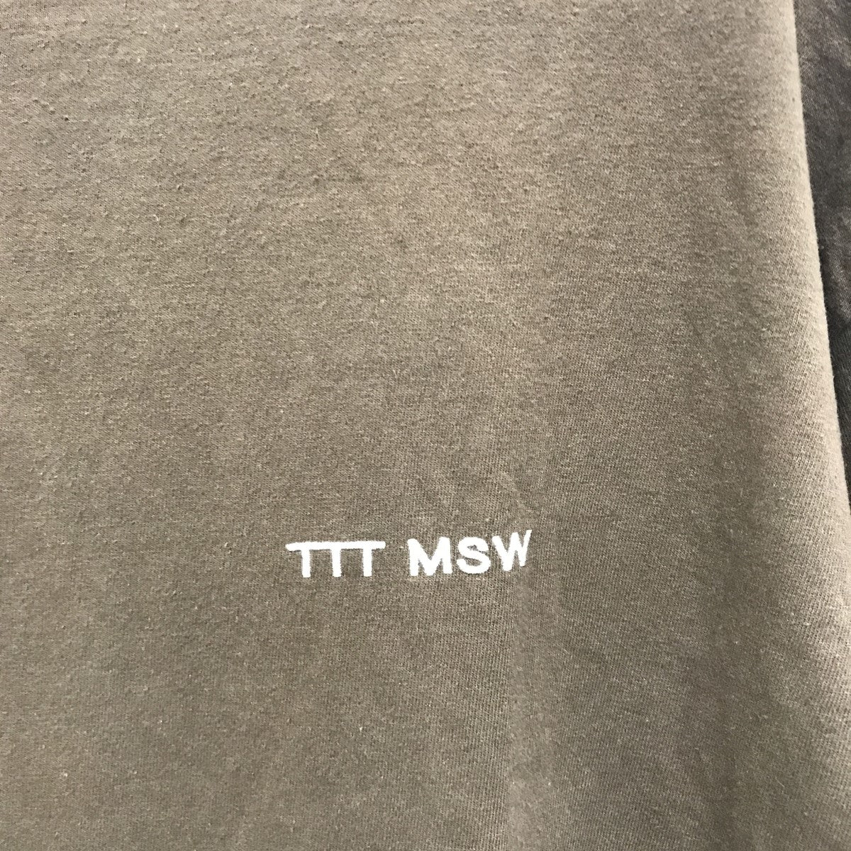 新品未使用品　TTT MSW 2024AW 襟付き　スウェット　グレー　Lサイズ 新品未使用品 TTT MSW 2024AW 襟付き スウェット グレー Lサイズ