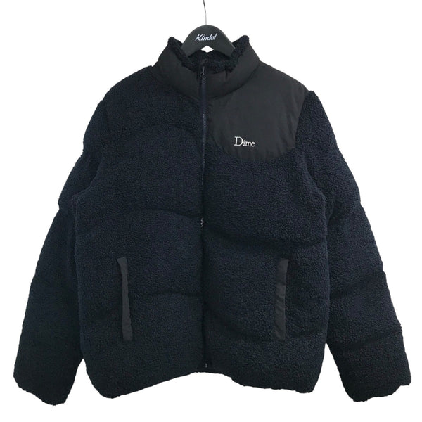 Dime(ダイム) 「Sherpa Puffer Jacket」ボアダウンジャケット ネイビー