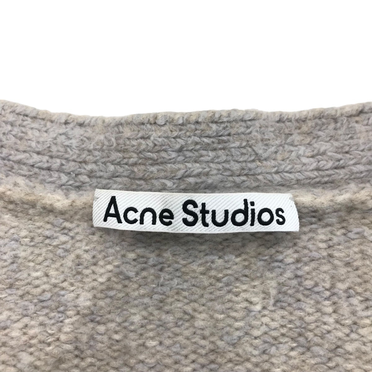 定価81400円23aw Acne studiosウールブレンドカーディガン ACNE STUDIOS(アクネストゥディオズ) ウールブレンド ニット