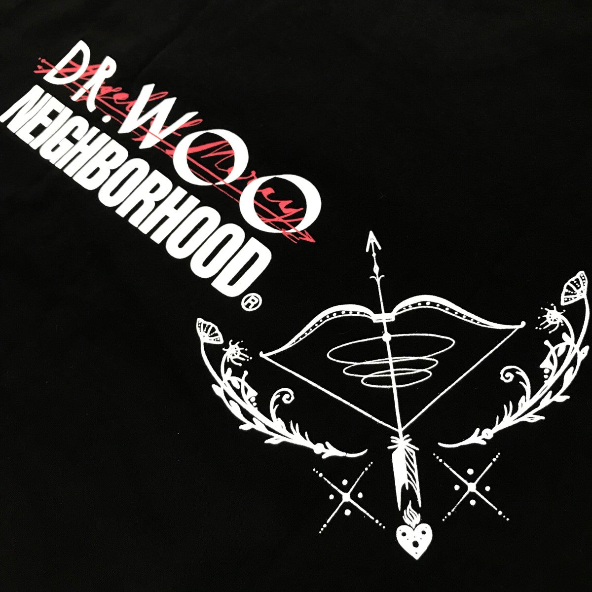 NEIGHBORHOOD ブラック Tシャツ　DR.WOOコラボ　Lサイズ　新品 NEIGHBORHOOD×DR WOO – STREAM