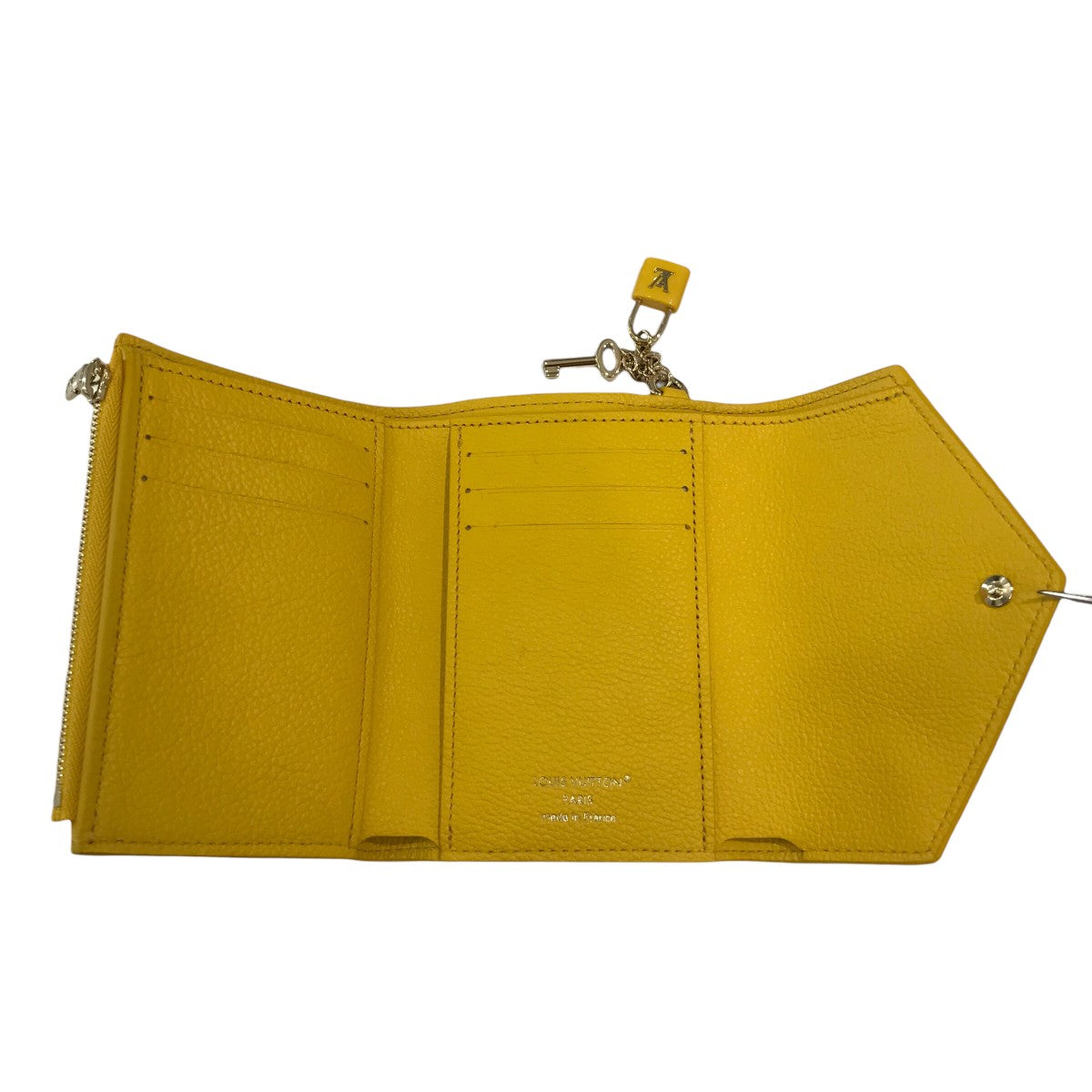 Louis Vuitton イエロー　三つ折り財布 ルイヴィトン LOUIS VUITTON 財布 三つ折り ポルトフォイユ