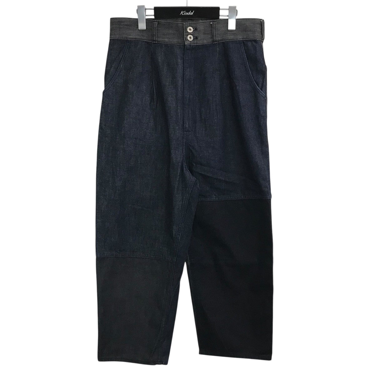コムデギャルソンコムデギャルソン　ポリ縮絨　サルエルパンツ　ブラック　S 海外ブランド BLACK COMME des GARCONS - 【稀少】ブラック