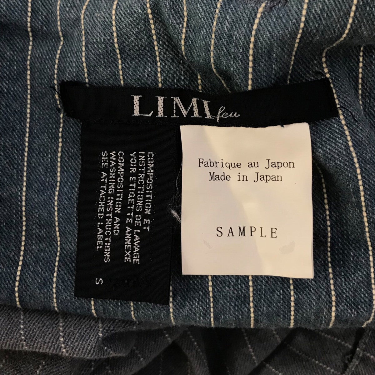 LIMI feu ブラウン ストライプパンツ XS LIMI feu x 寅壱: ｜THE SHOP YOHJI YAMAMOTO