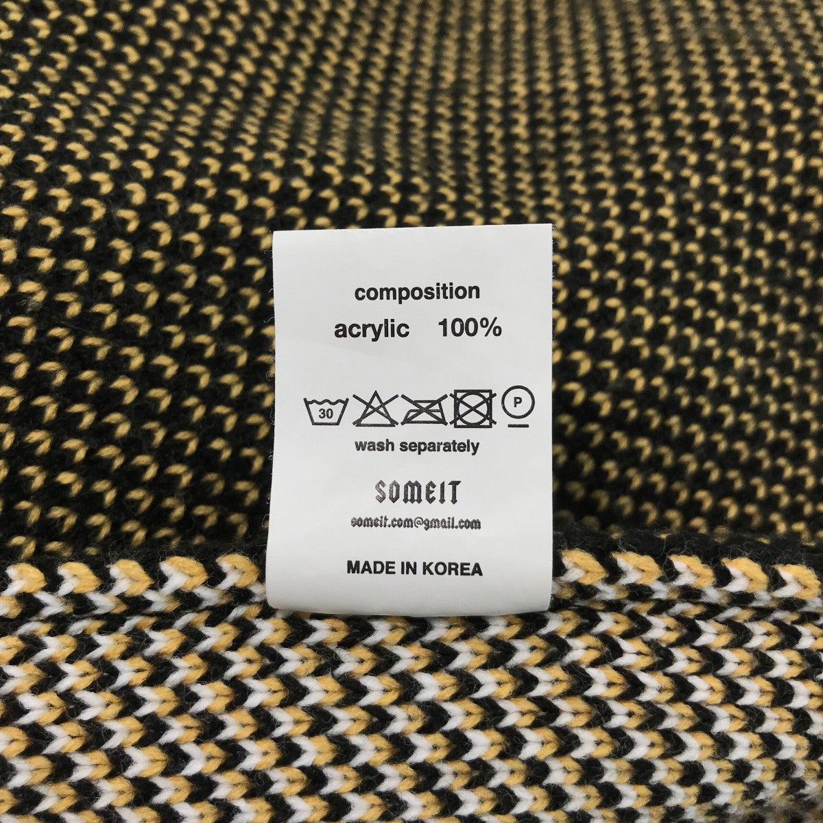 「K．O．K VINTAGE KNIT」スマイリーニット