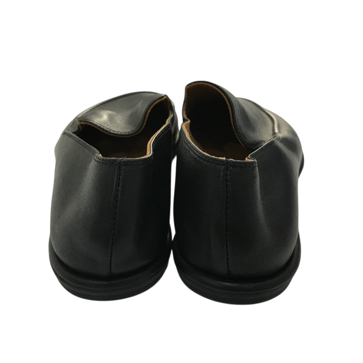 THE ROW ブラック スリッポン THE ROW(ザロウ) 「Canal」レザースリッポン ブラック サイズ 42