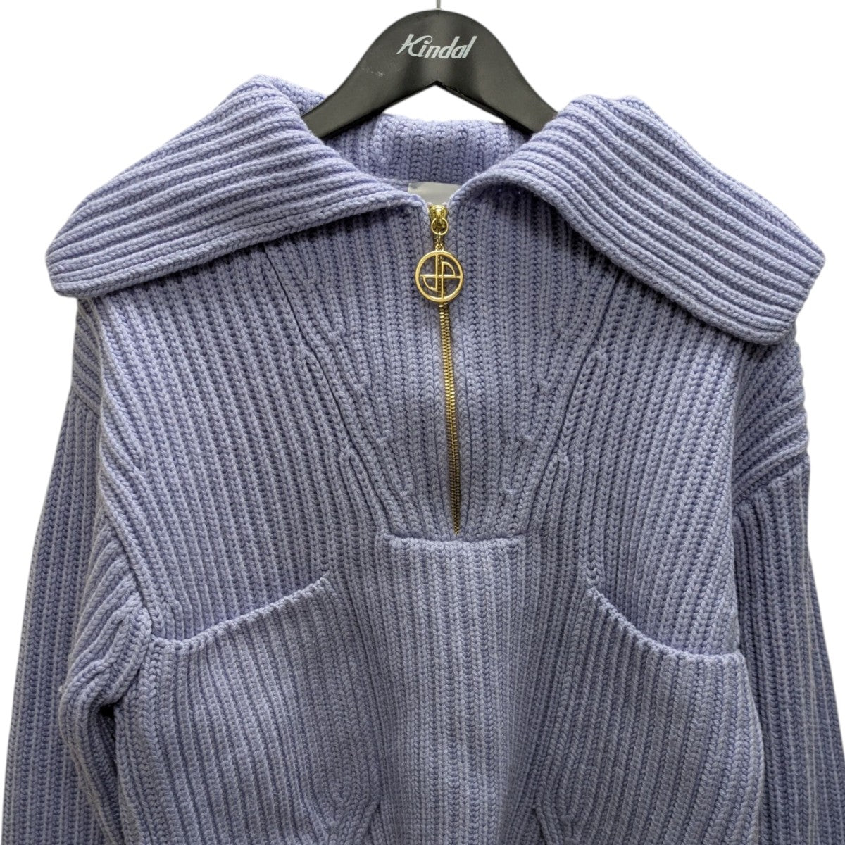 PATOU ワイドスリーブセーラーコート38パープル PATOU ワイドスリーブセーラーコート38パープル