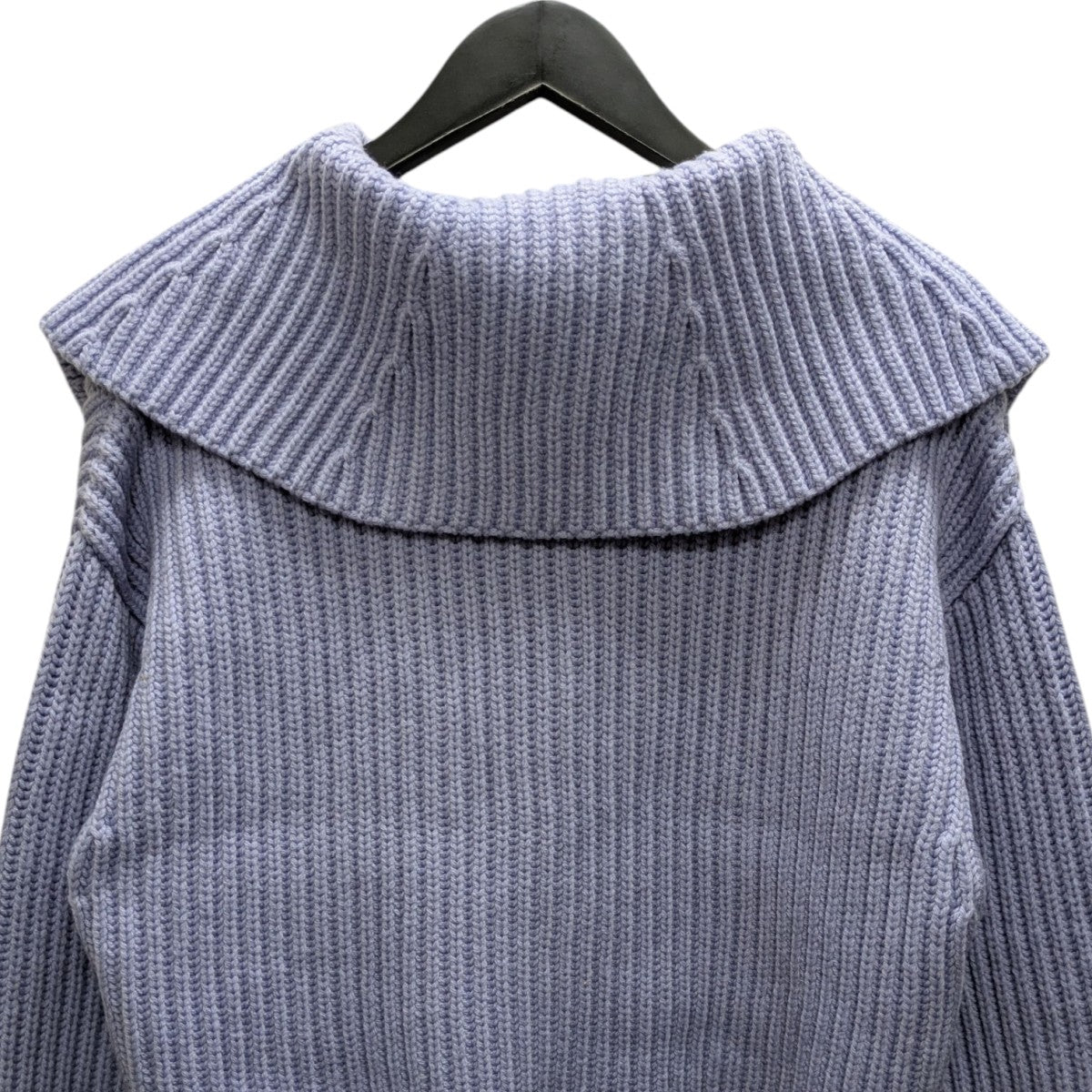 Patou(パトゥ) セーラーカラーハーフジップリブニット 22A-KN090-8055