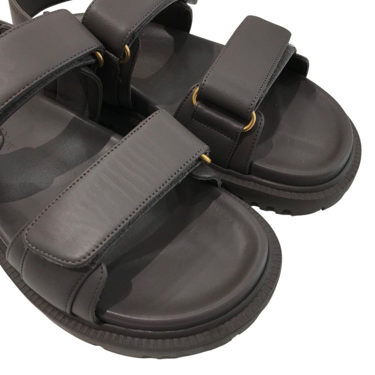 ディオール DIORACT レザーサンダル Dioract Sandal Black Lambskin | DIOR