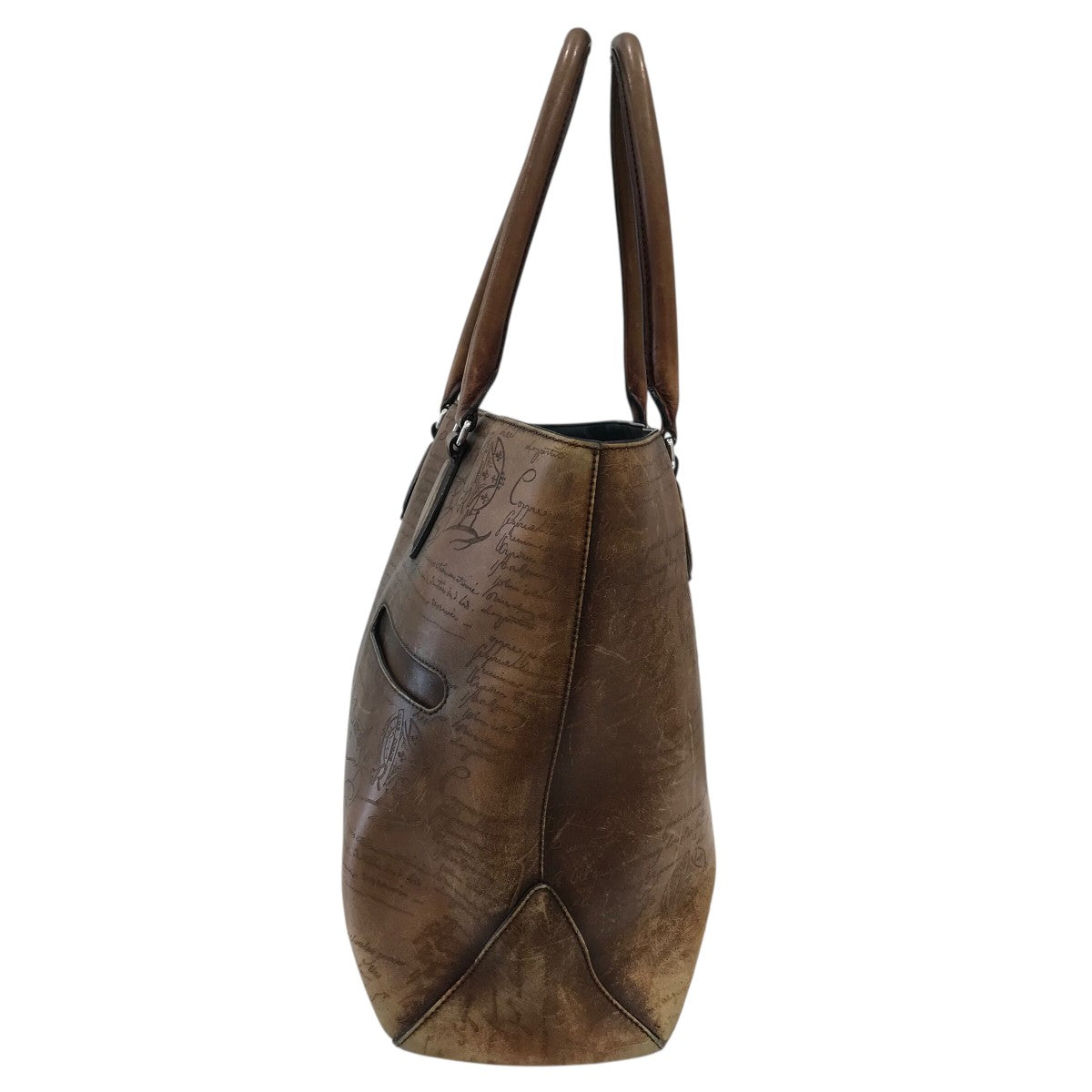 【かすぽん】 ベルルッティ カリグラフィ トゥジュール トートバッグ Berluti 【良品】ベルルッティ カリグラフィ トゥジュール
