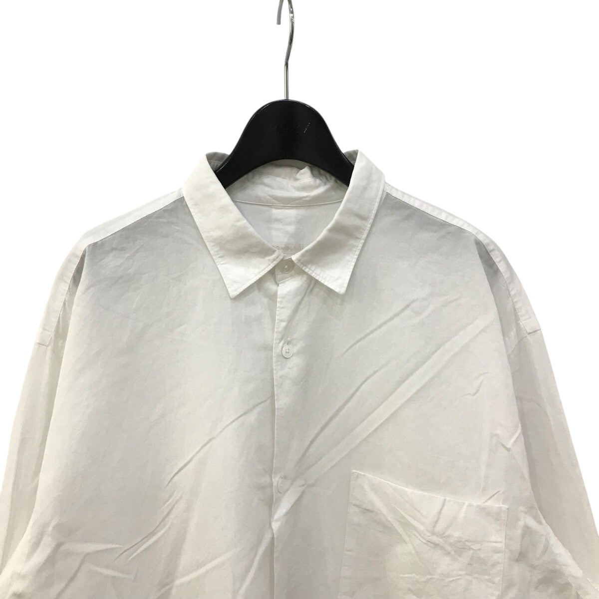 コモリ　comoli 20ss ポロシャツ　ホワイト　白　オーバーサイズ　L COMOLI 20SS COLLECTION” -4TH DELIVERY- | MAIDENS SHOP