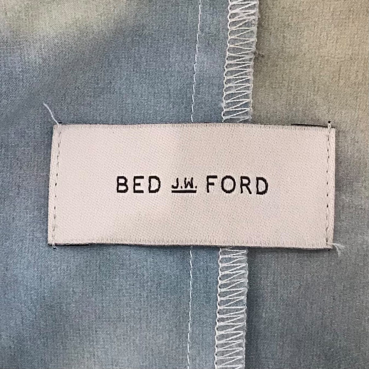 BED J.W. FORD コットンシルクブリーチシャツ　オープンカラー開襟 BED J.W. FORD コットンシルクブリーチシャツ オープンカラー開襟