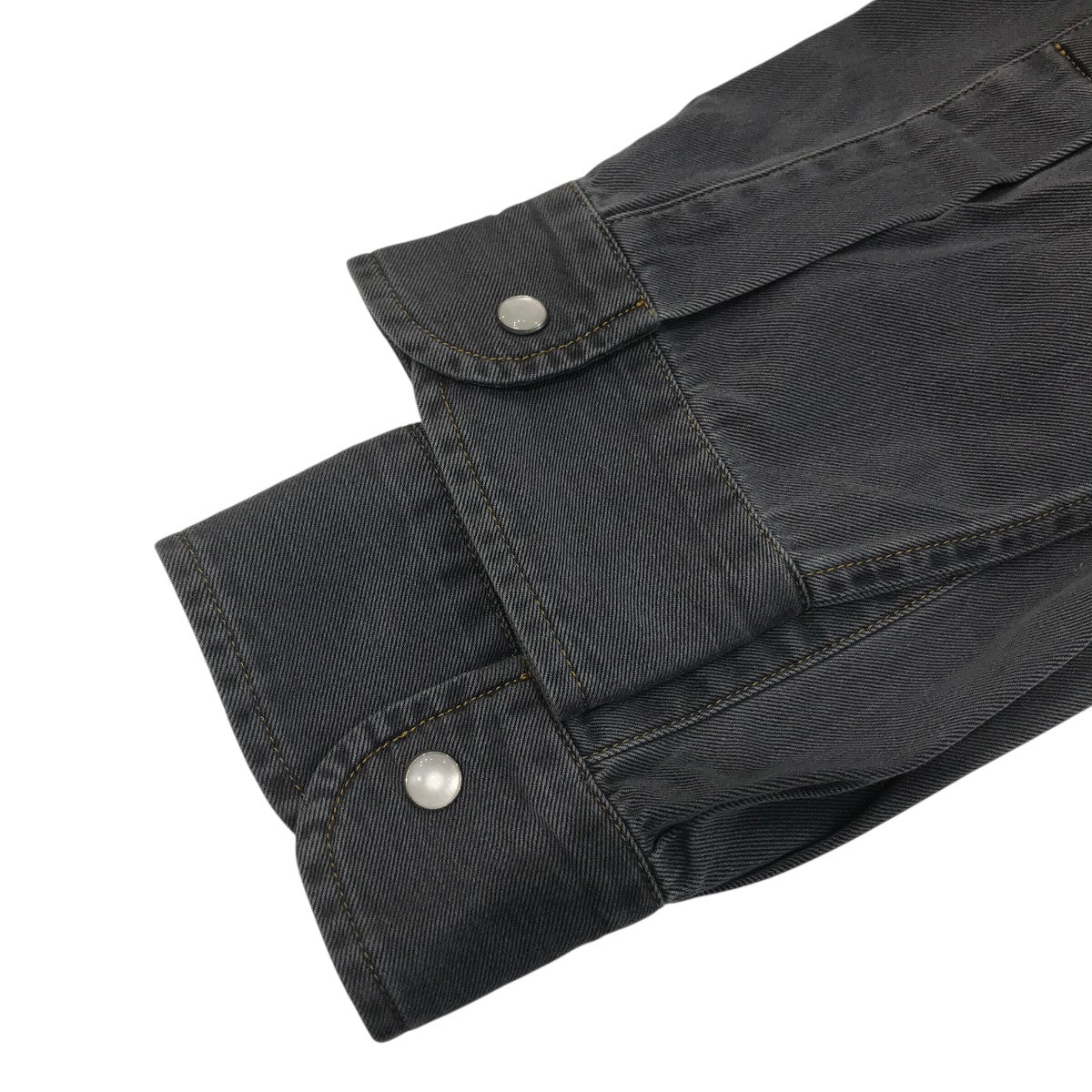 MIU MIU(ミュウミュウ) クロップドシャンブレーシャツGWC122