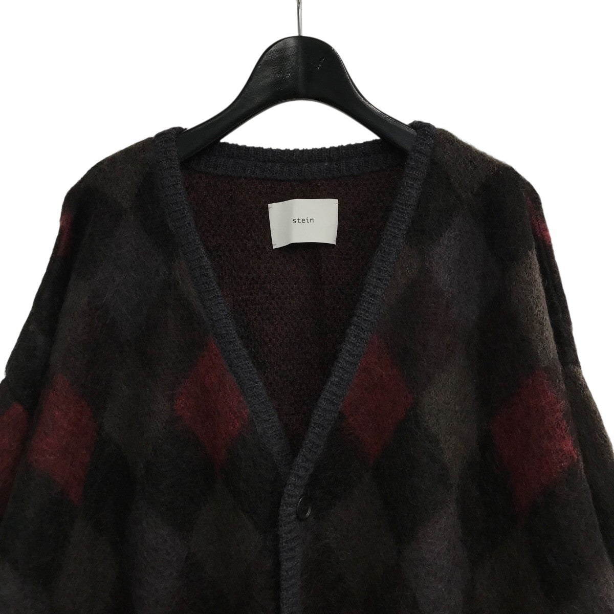 stein(シュタイン) 「Kid Mohair Argyle Cardigan」アーガイル柄