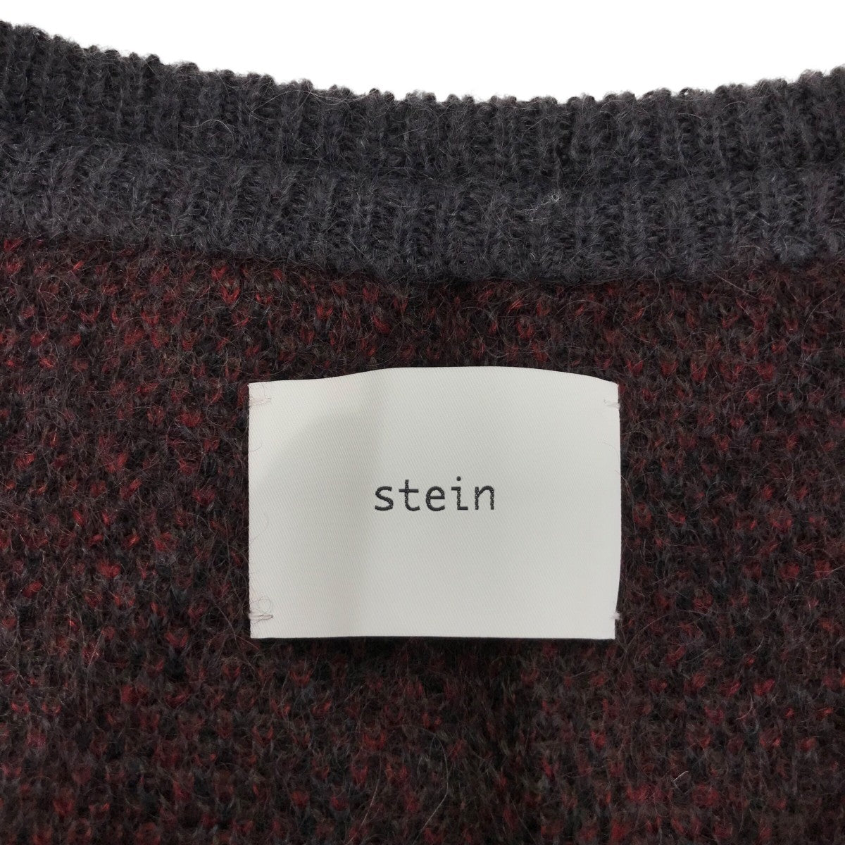 トップス stein KID MOHAIR ARGYLE CARDIGAN stein KID MOHAIR ARGYLE CARDIGAN - tity