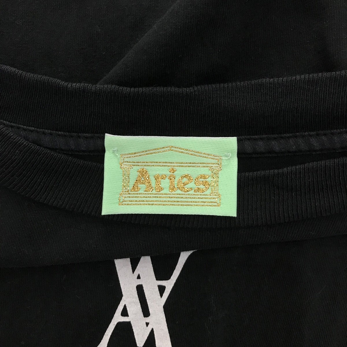 ARIES(アリーズ) 「PERFUME S S TEE」プリントTシャツ ブラック