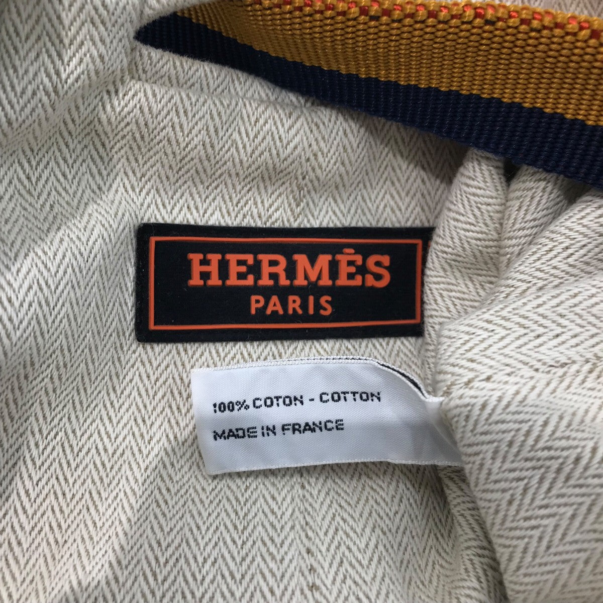 エルメス ワンショルダーバッグ キャパリエ ベージュ コットン HERMES(エルメス) キャバリエ ワンショルダーバッグ ベージュ
