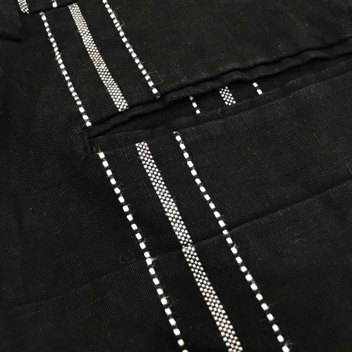 SUNSEA(サンシー) 「Bangladesh Morse Linen w 耳 Wide Pants