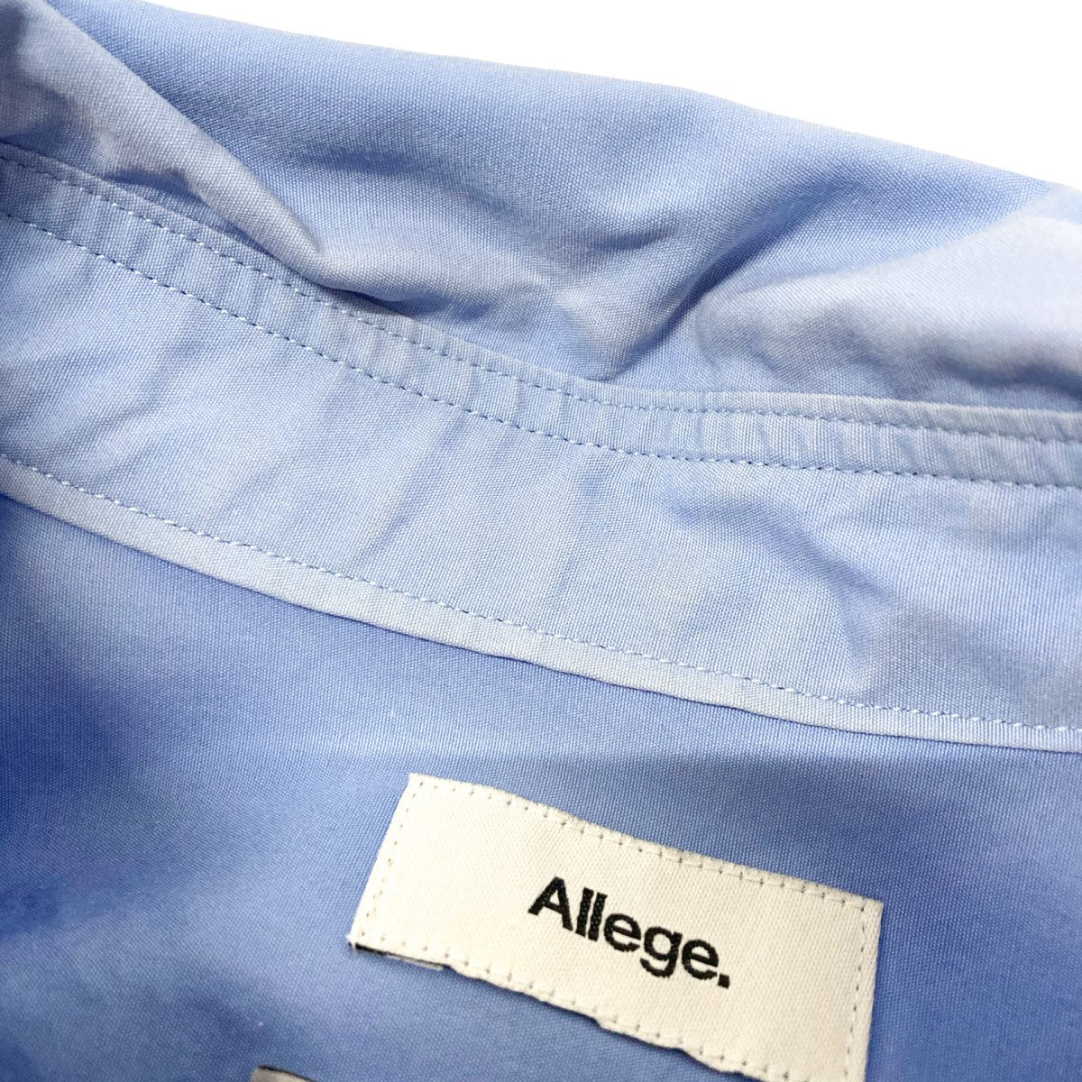 アレッジ ALLEGE 袖デザインシャツ AL20 SH04 ブルー サイズ：3 ALLEGE(アレッジ) 袖デザインシャツAL20 SH04 AL20 SH04 ブルー
