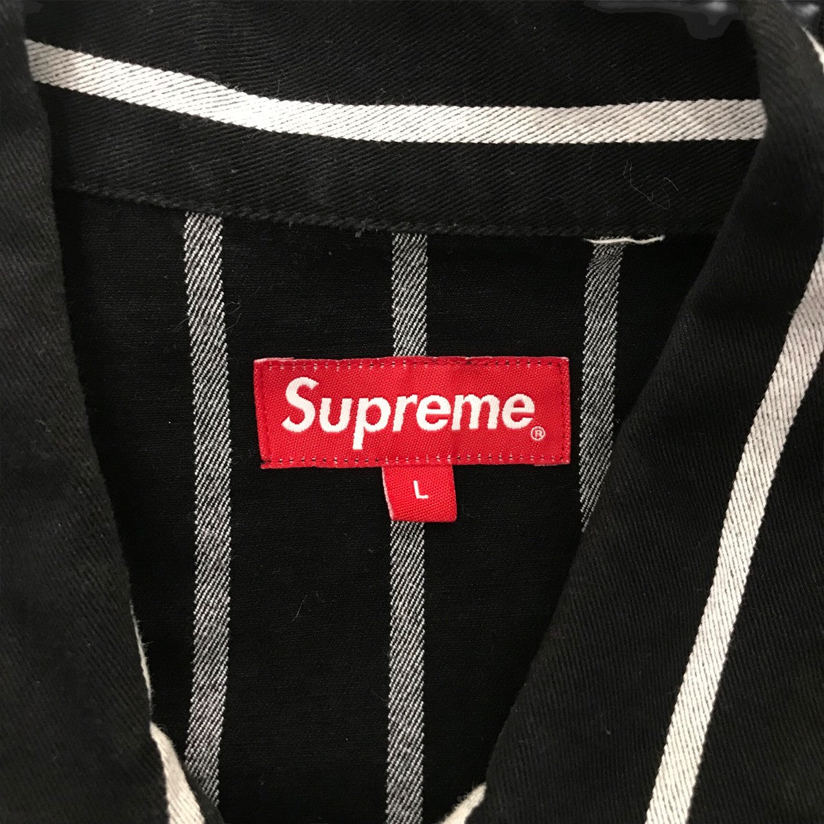 L*ム様 Supreme シュプリーム 2017SS ストライプジャケット　Mサ Supreme(シュプリーム) 17SS「Shop Jacket」ストライプ