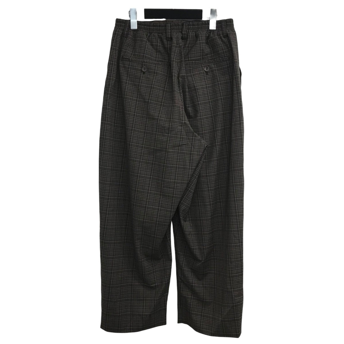 kolor 22aw A Pants アシンメトリー　チェック柄スラックス Name．(ネーム) 22SS「T W CHECK WIDE PANTS」チェック
