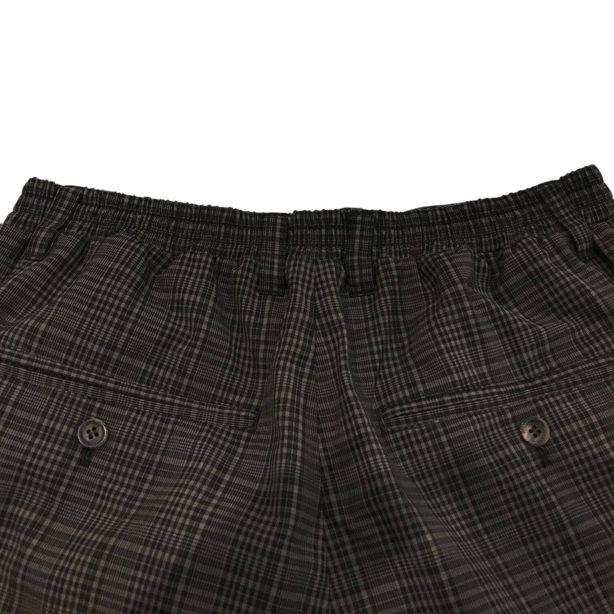 Name．(ネーム) 22SS「T W CHECK WIDE PANTS」チェック