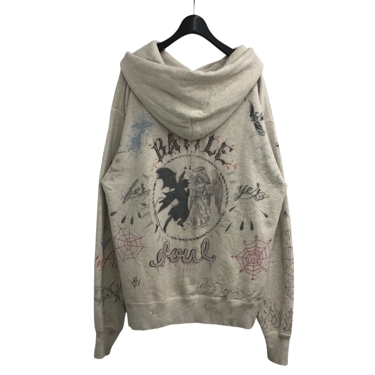 SAINT MICHAEL(セントマイケル) 「HOODIE DR．WOO」ヴィンテージ加工