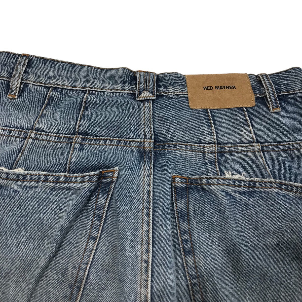 【定番】HED MAYNER 2タックデニムパンツ Sサイズ 21AW プリーツ 定番】HED MAYNER 2タックデニムパンツ Sサイズ 21AW プリーツ