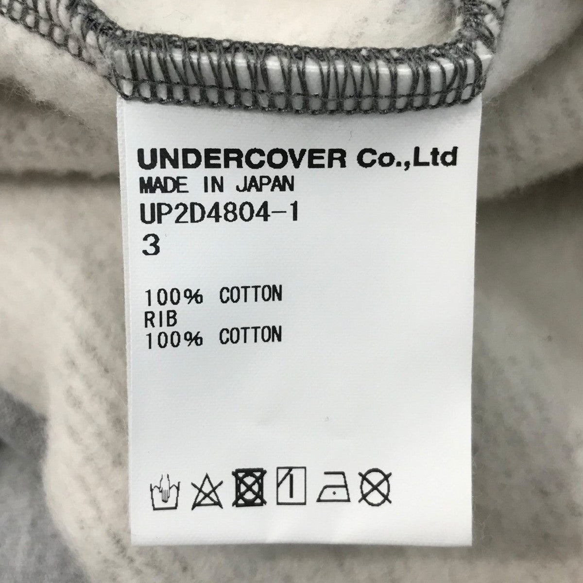 UNDERCOVER(アンダーカバー) 24AWワイヤーチェッカースウェット
